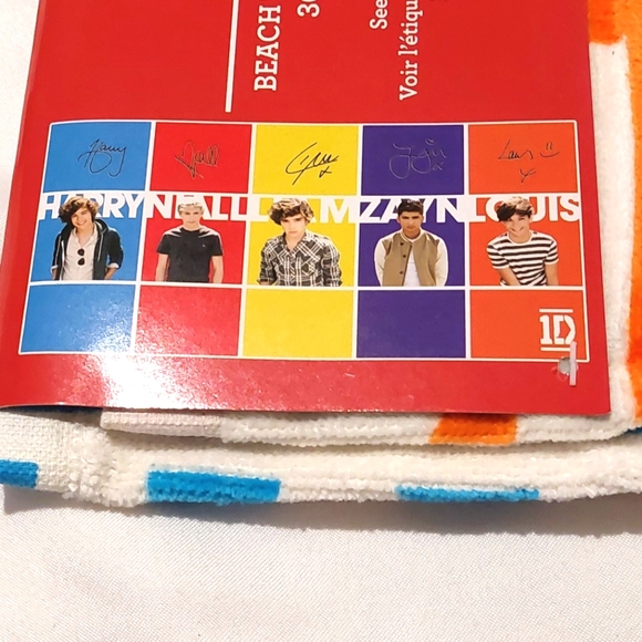 *LAST ONE* Harry Styles One Direction Beach Towel NWT 30" x 60" - Picture 7 of 7